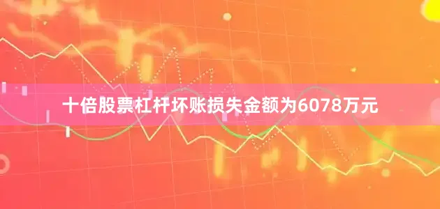 十倍股票杠杆坏账损失金额为6078万元
